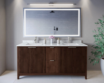 Palmilla Double Bathroom Vanity - 72W x 35H x 22D