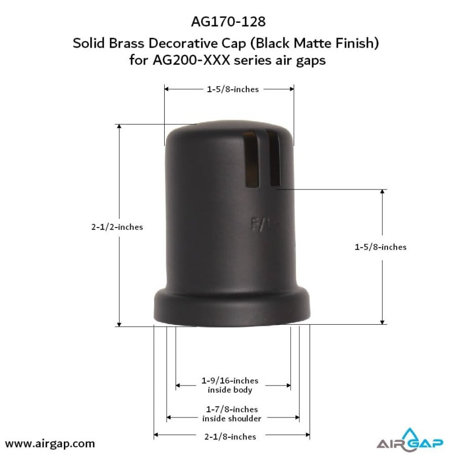 Air Gap Cover, Matte Black