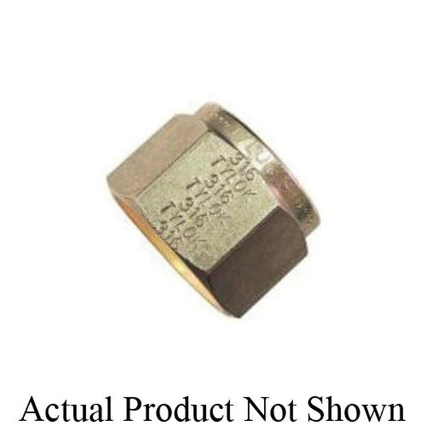 Nut, 1/2 in, Comp, 316/316L Stainless Steel