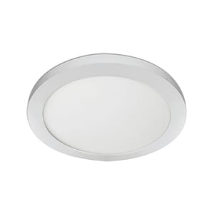 11" LED Round Flat-Panel Fixture White