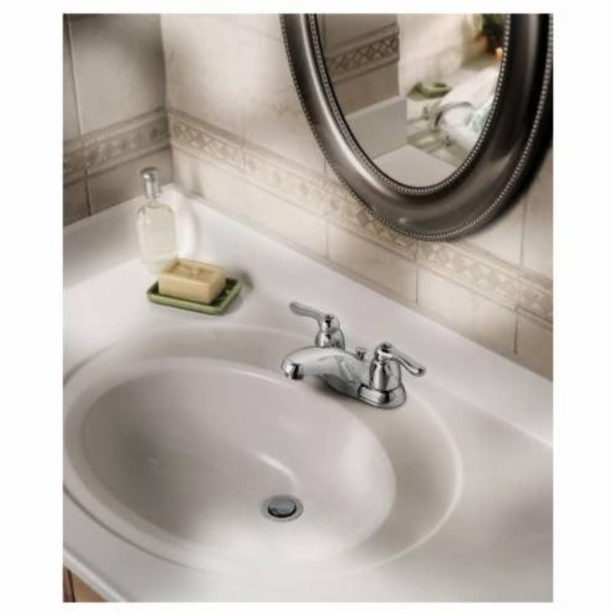Chateau® Centerset Lavatory Faucet, ADA, 2 Handle, 3-Hole, 1.5 gpm, Polished Chrome
