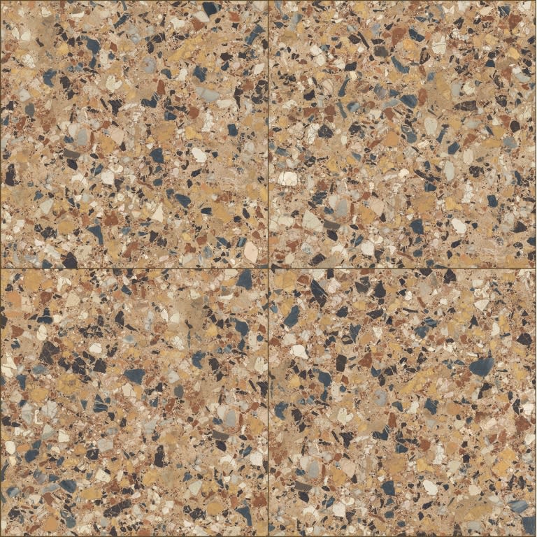 MILZETTI PEBBLE AMBER BR 24X24
