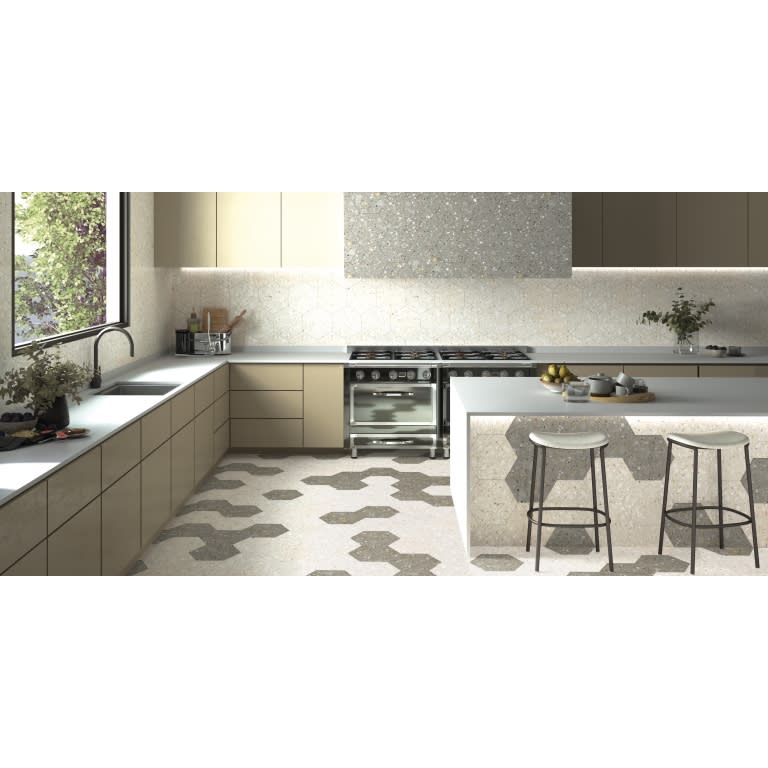 TATSU HEX GRIS ST 10X11