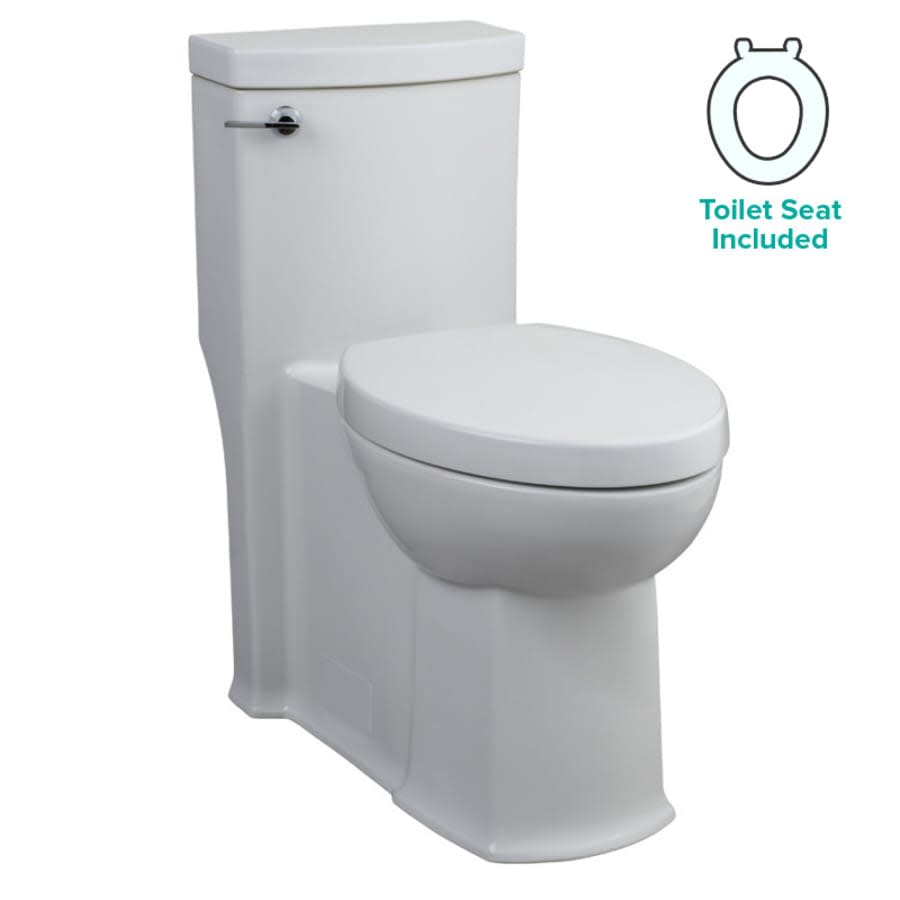 Boulevard Elongated Luxury One-Piece Toilet with Concealed Trapway, EverClean Surface, PowerWash Rim and Right Height Bowl - Includes Slow-Close Seat