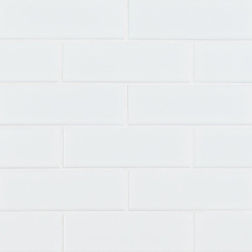 Retro Brick Bianco White Tile