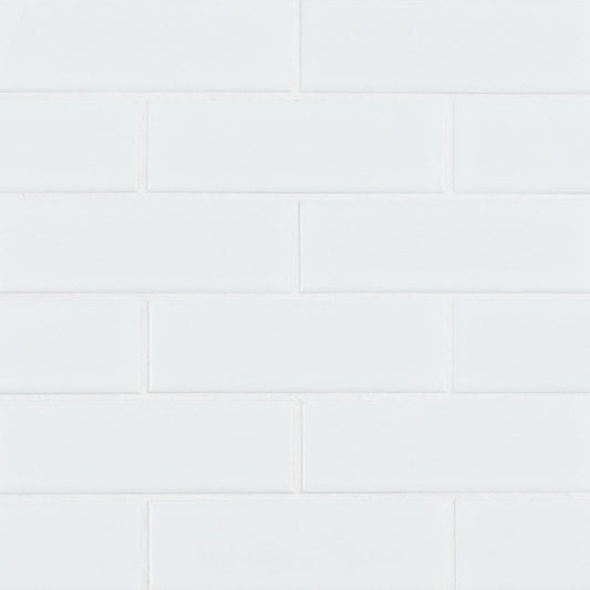 Retro Brick Bianco White Tile