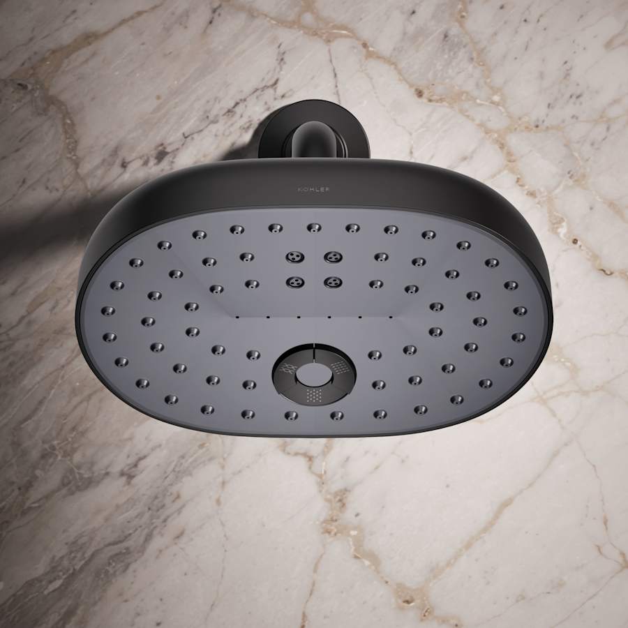 Statement 2.5 GPM Multi Function Shower Head with MasterClean Sprayface and Katalyst Air Induction Technology