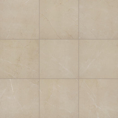 Perpetuo Elegant Beige Rectangle, Wave 12X24 Satin