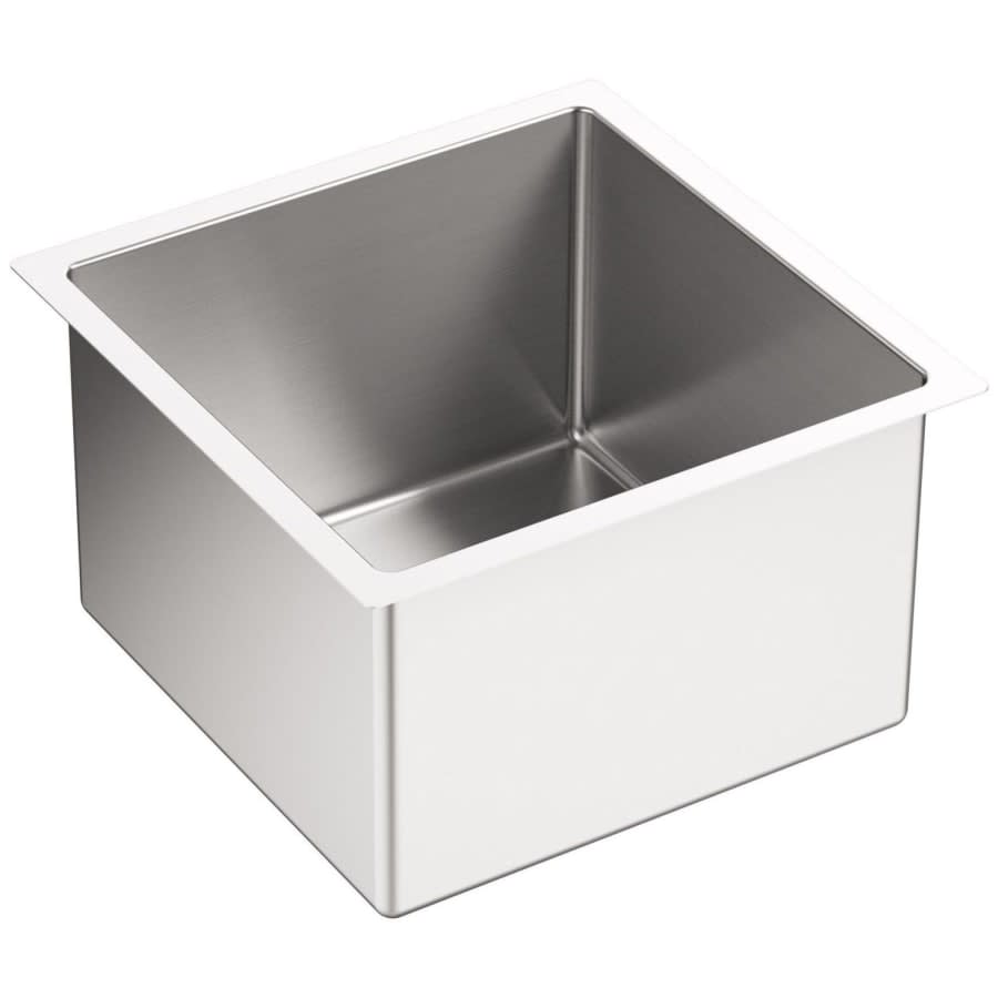 Strive 15" Single Basin Undermount 16-Gauge Stainless Steel Kitchen Sink with SilentShield with Basin Rack