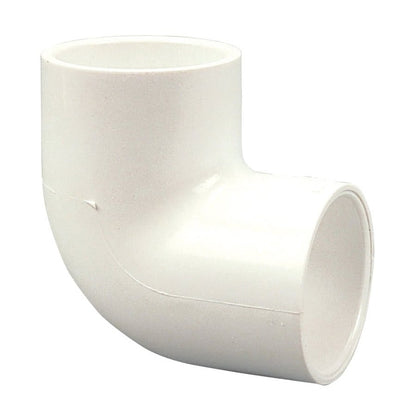 90 deg Elbow, 1 x 3/4 in, Socket, SCH 40/STD, PVC