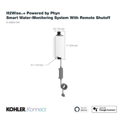 H2Wise+ Smart Home Water Monitor with Auto Shutoff