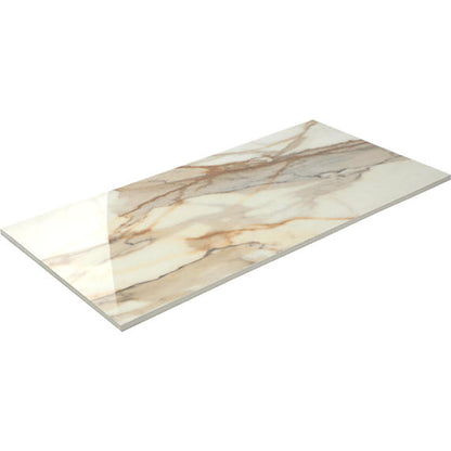 Panoramic Duet Calacatta Topaz Rectangle 12X24 Polished