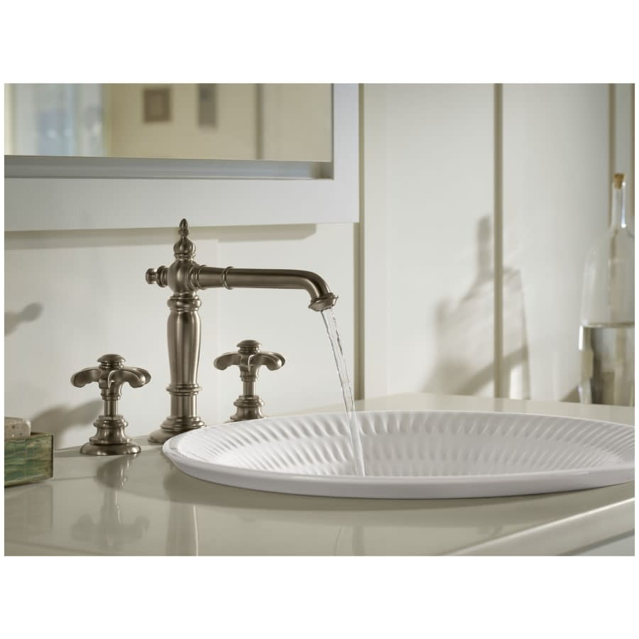 Artifacts 1.2 GPM Widespread Bathroom Faucet with Pop-Up Drain Assembly - Less Handles