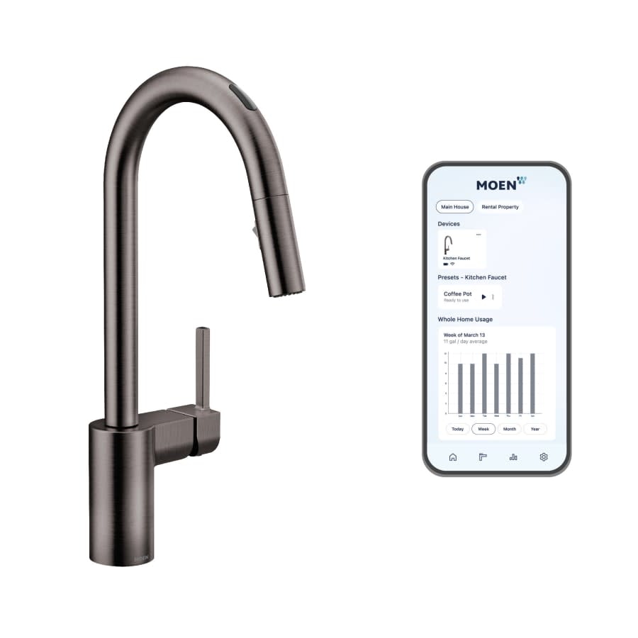 Align Smart Faucet 1.5 GPM Single Hole Pull Down Kitchen Faucet with Voice Control