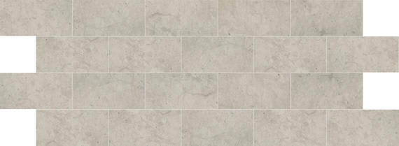Limestone Volcanic Gray Rectangle, Raked, Scraped 4X20