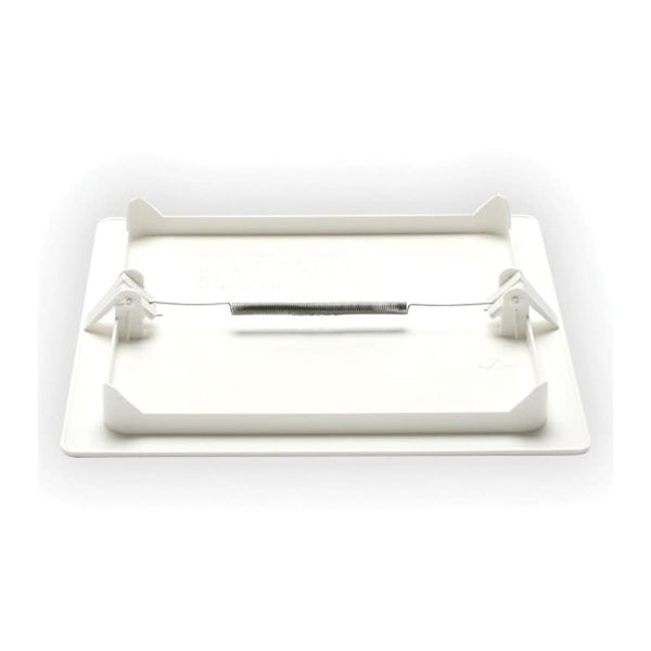 Plastic Access Door, Cylinder Lock, 14 x 14 in, Plastic, Primer Coated