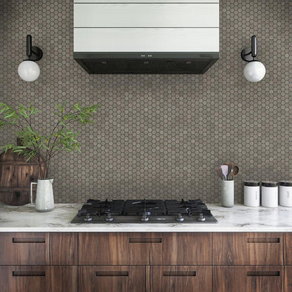 Moroccan Concrete Gray Hexagon 8X9 Matte