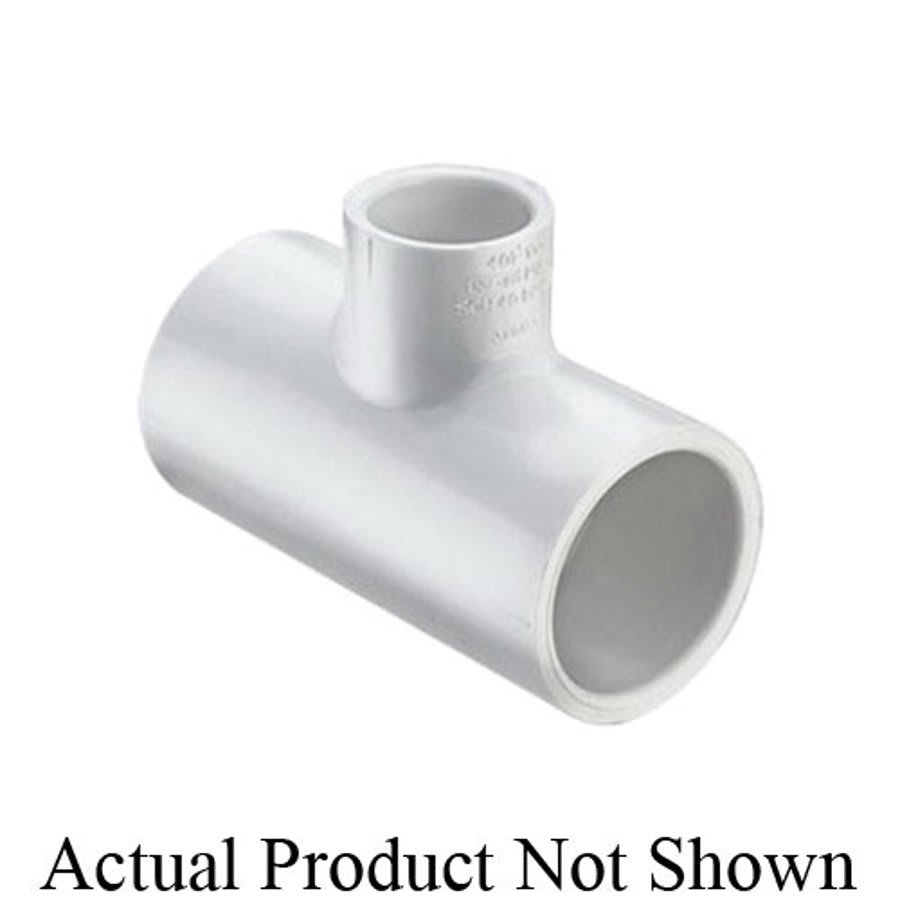 Tee, 2 x 1-1/4 in, Socket, SCH 40/STD, PVC