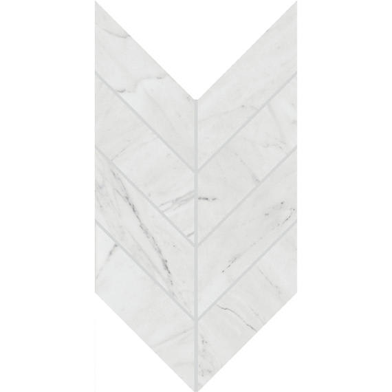 Marble Attache Lavish Diamond Carrara Rectangle 24X48 Matte