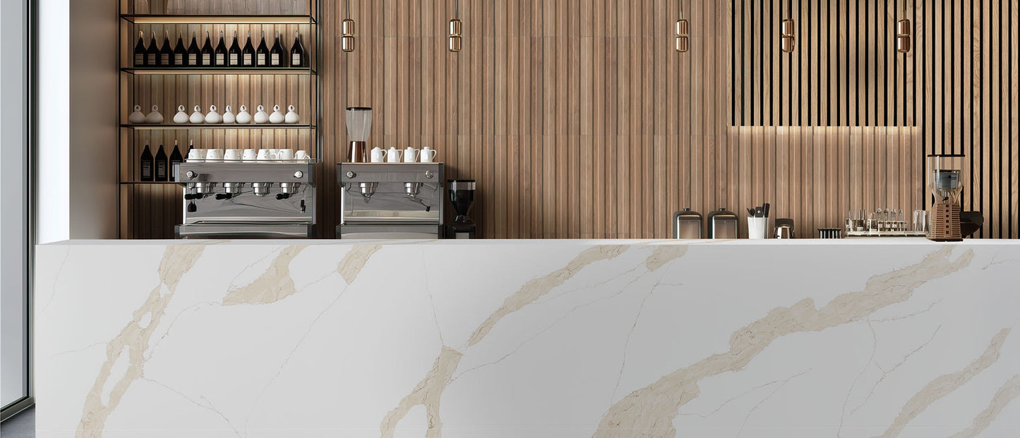 Pre Fab Calacatta Leon Gold