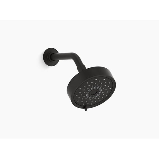 Purist® Multi Function Shower Head, 5-1/2 in Dia, 1.75 gpm, Matte Black