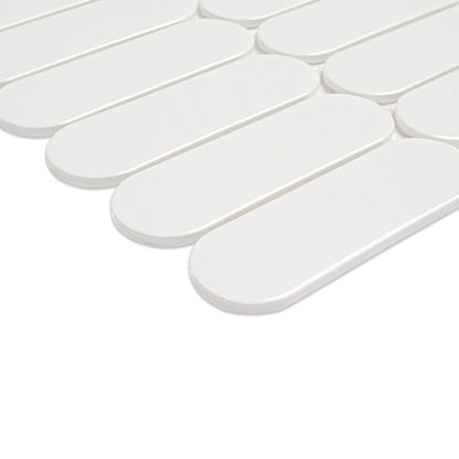 Bianco Glossy Ellipse Tile