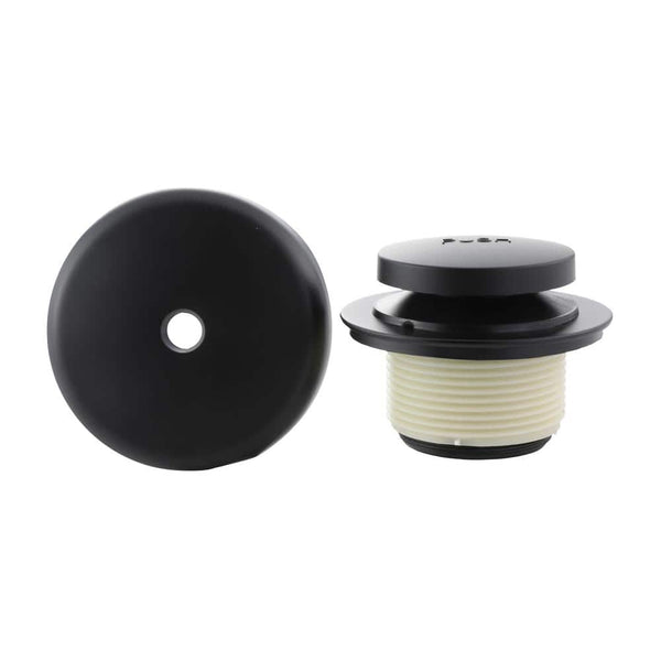 Touch-Toe Bath Tub Drain Trim Kit, Matte Black