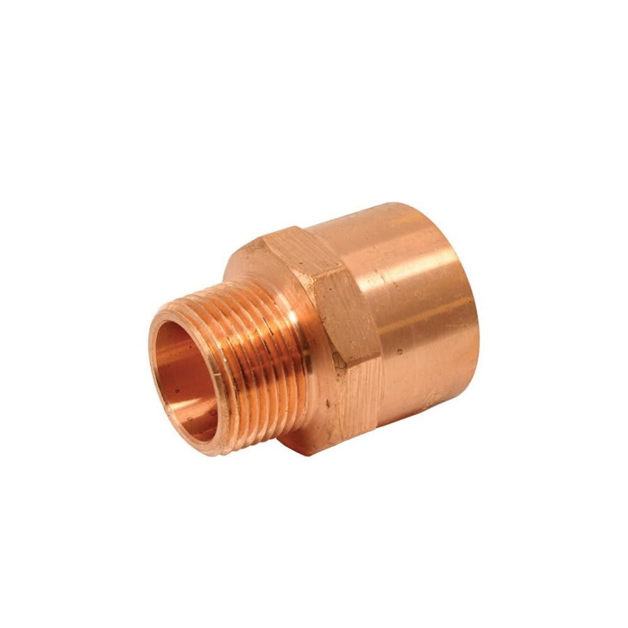 Male Adapter, 2 x 1-1/2 in, C x MNPT, Copper