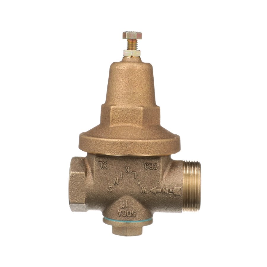 Pressure Reducing Valve, 1 in, Union FNPT x FNPT, Bronze