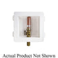 Assembled Ice Maker Outlet Box, Plastic