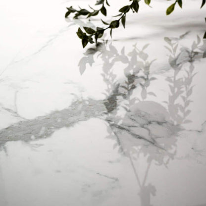 Carrara 12 in. x 24 in. Polished Porcelain Stone Look Floor and Wall Tile (16 sq. ft./Case)