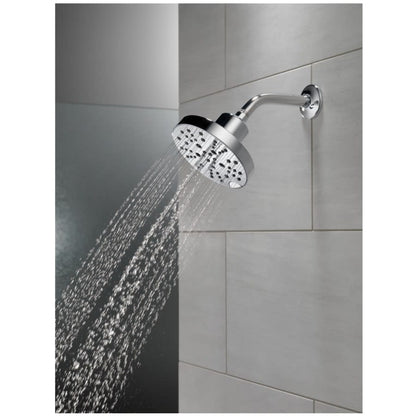 Universal Showering Components 1.75 GPM Multi Function Shower Head with H2Okinetic Technology