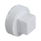 Plug, 4 in, MNPT, DWV, PVC