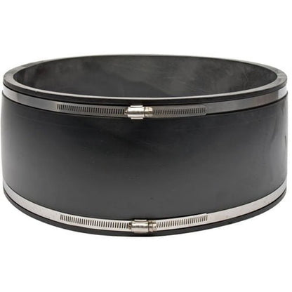 Transition Coupling, 12 in, Clay x Clay, Flexible PVC