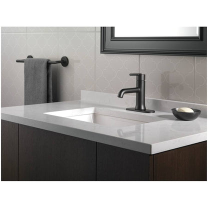 Trinsic 1.2 GPM Single Hole Bathroom Faucet with Metal Push Pop-Up Drain Assembly - Limited Lifetime Warranty
