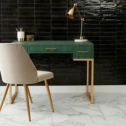Marble Attache Lavish Pearl Arabesque Square 24X24 Polished