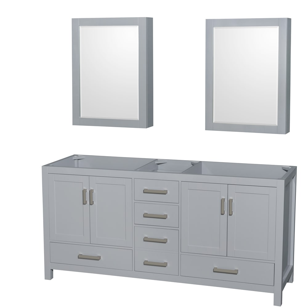 Sheffield Double Bathroom Vanity - 70.75W x 35H x 21.5D