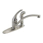 Foundations® Kitchen Faucet, Deck Mount, ADA, 1 Lever Handle, 3-Hole, Stainless