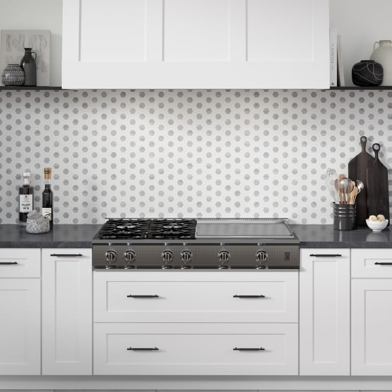 BIZOU WHITE/GRAY PL DAMASK/MO