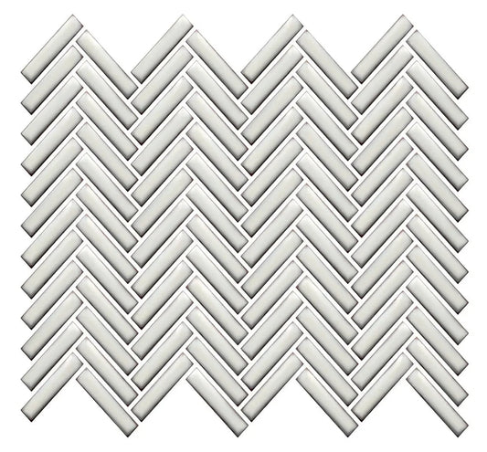 BG ANTIQUE WHITE 12X12 HERRING.MOSAIC