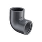 90 deg Elbow, 1/2 in, Socket x FNPT, SCH 80/XH, PVC