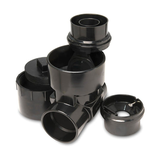Extendable Backwater Valve, 4 in, ABS