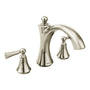 Wynford Deck Mounted Roman Tub Filler Trim with Metal Lever Handles