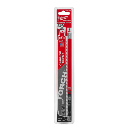 SAWZALL® The Torch™ Carbide Tip Reciprocating Saw Blade, 9 in L, 7 tpi, 0.05 in THK
