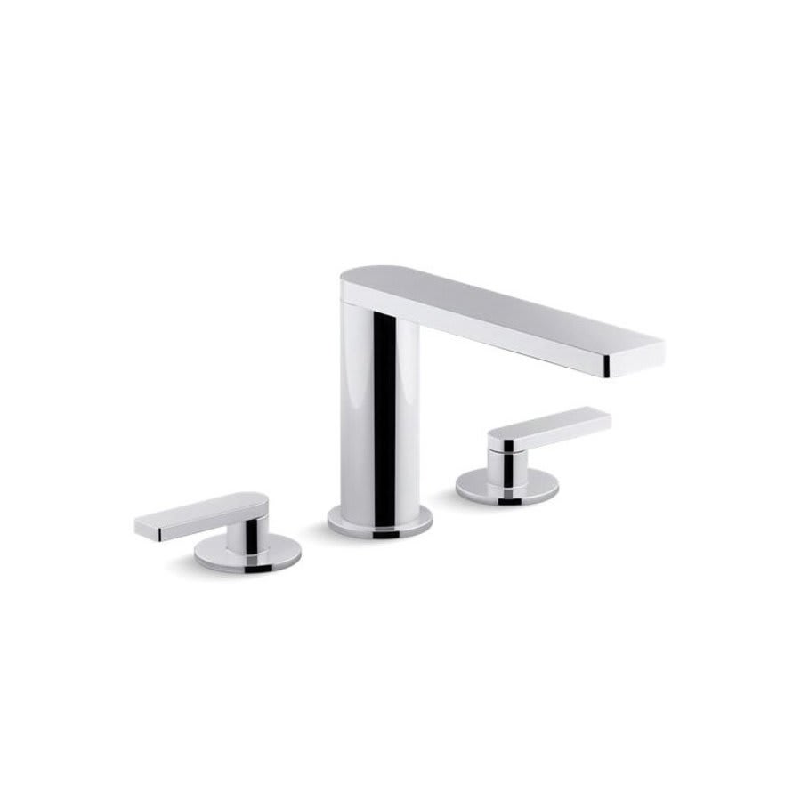 Composed® Widespread Lavatory Faucet, ADA, 2 Handle, 3-Hole, 1.2 gpm, Polished Chrome