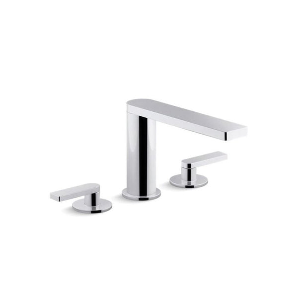 Composed® Widespread Lavatory Faucet, ADA, 2 Handle, 3-Hole, 1.2 gpm, Polished Chrome