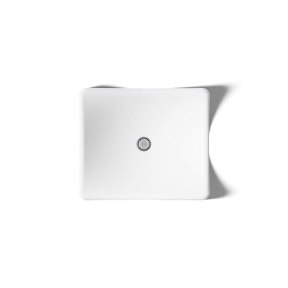 DemiLav 18-1/4" Enameled Cast Iron Wading Pool Bathroom Sink