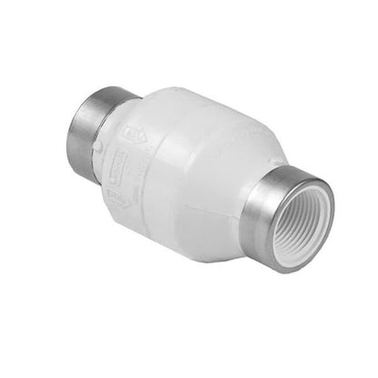 Swing Check Valve, 1-1/4 in, FNPT, PVC
