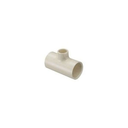 Tee, 1-1/4 x 1/2 in, Socket, SCH 40/STD, CPVC