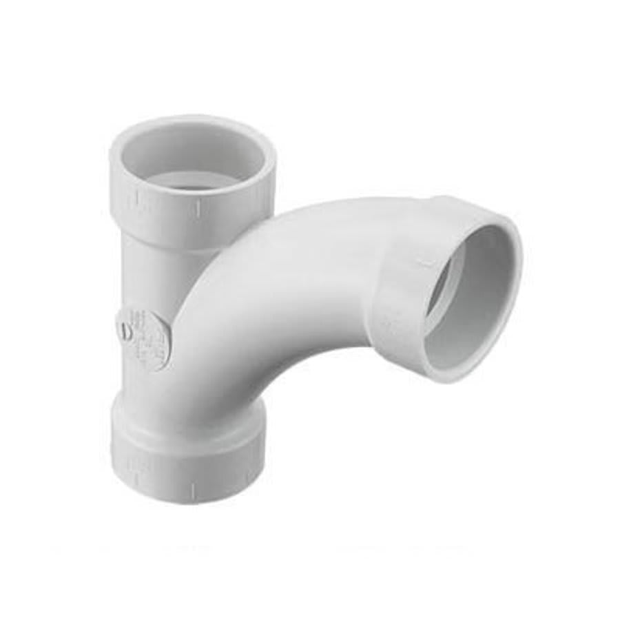 Combination Wye and 45 deg Elbow, 1-1/2 in, Hub, DWV, PVC
